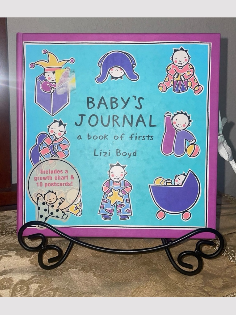 Baby Journal scrapbook/Memory Book/Growth Chart. THE Book of FIRSTS.By:Lizi Boyd